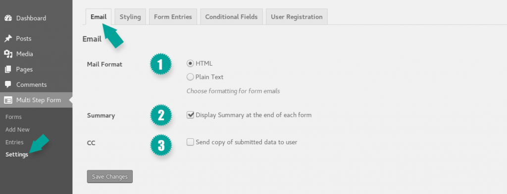 Multi Step Form Documentation | Mondula | Browser-Based Solutions