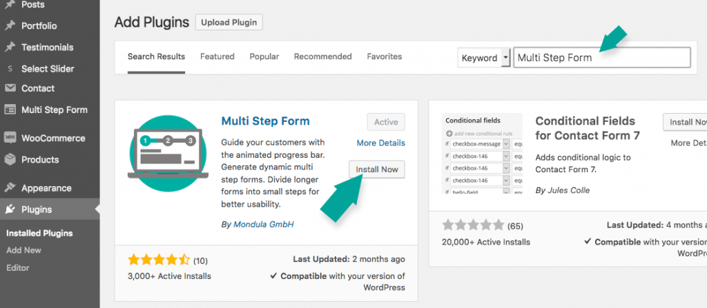 Multi Step Form Documentation | Mondula | Browser-Based Solutions