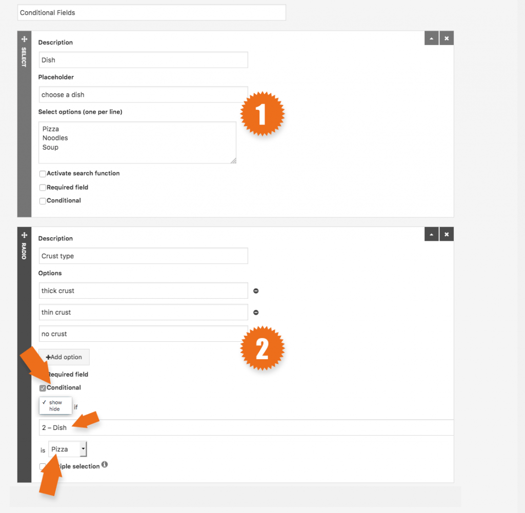 Multi Step Form Documentation | Mondula | Browser-Based Solutions